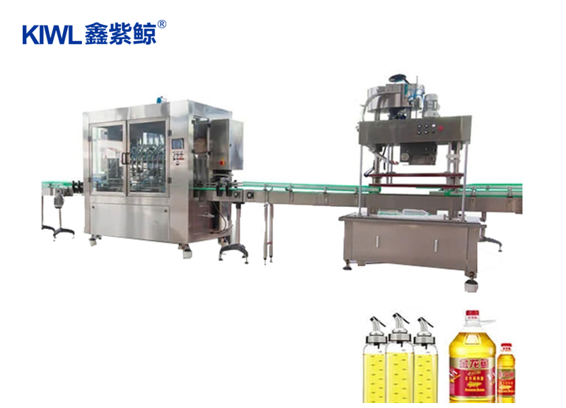 Edible oil filling line