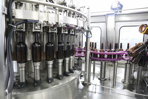 Glass beer filling production line